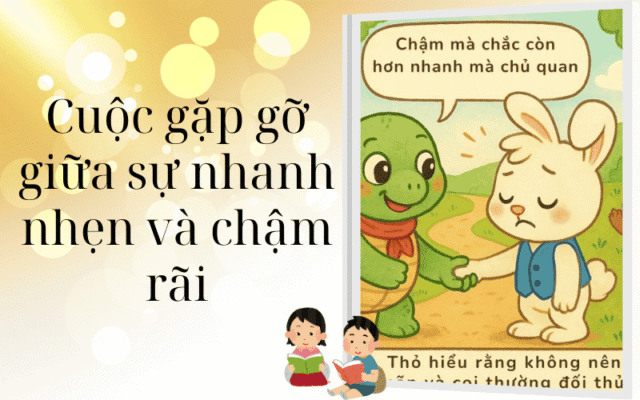 Cuộc gặp gỡ giữa sự nhanh nhẹn và chậm rãi