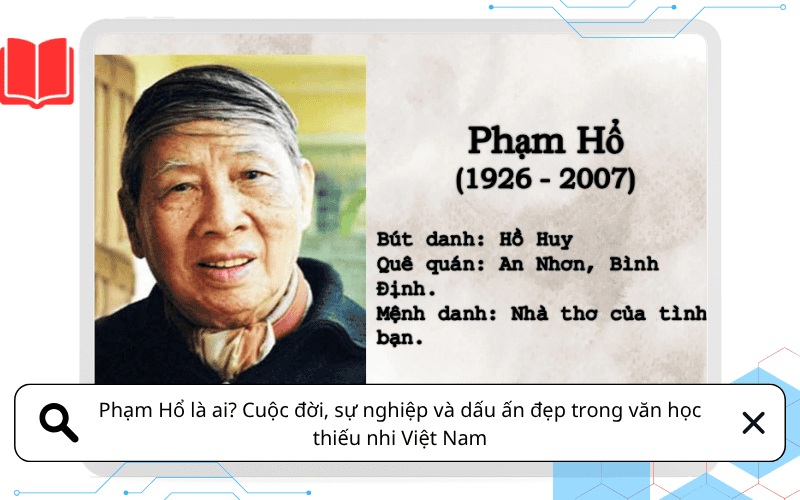 Phạm Hổ là ai? Cuộc đời, sự nghiệp và dấu ấn đẹp trong văn học thiếu nhi Việt Nam