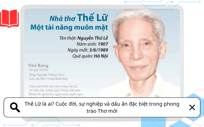 Thế Lữ là ai? Cuộc đời, sự nghiệp và dấu ấn đặc biệt trong phong trào Thơ mới