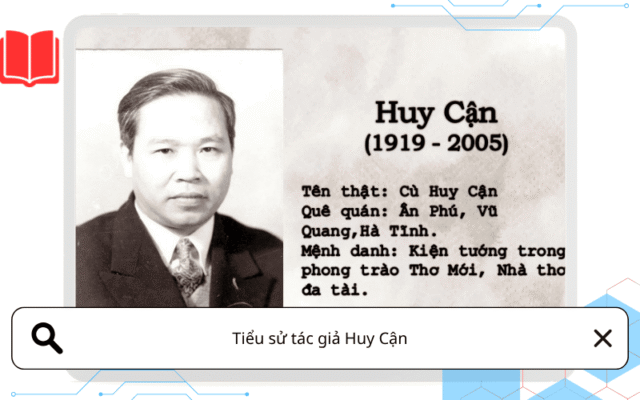 Tiểu sử tác giả Huy Cận