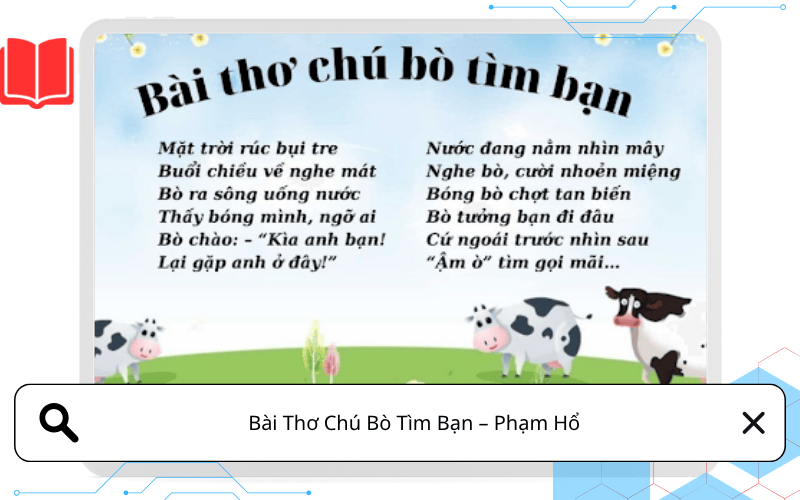 Bài Thơ Chú Bò Tìm Bạn - Phạm Hổ