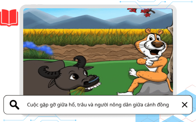 Cuộc gặp gỡ giữa hổ, trâu và người nông dân giữa cánh đồng