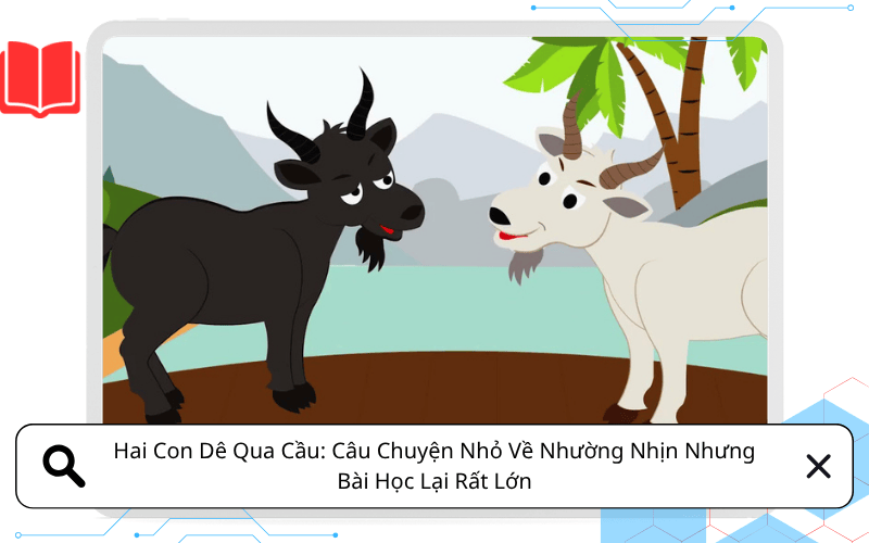 Hai Con Dê Qua Cầu: Câu Chuyện Nhỏ Về Nhường Nhịn Nhưng Bài Học Lại Rất Lớn