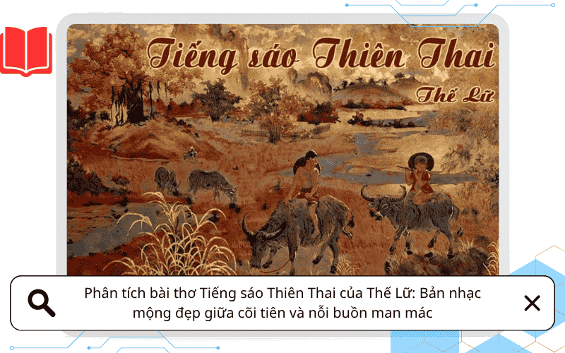 Phân tích bài thơ Tiếng sáo Thiên Thai của Thế Lữ: Bản nhạc mộng đẹp giữa cõi tiên và nỗi buồn man mác