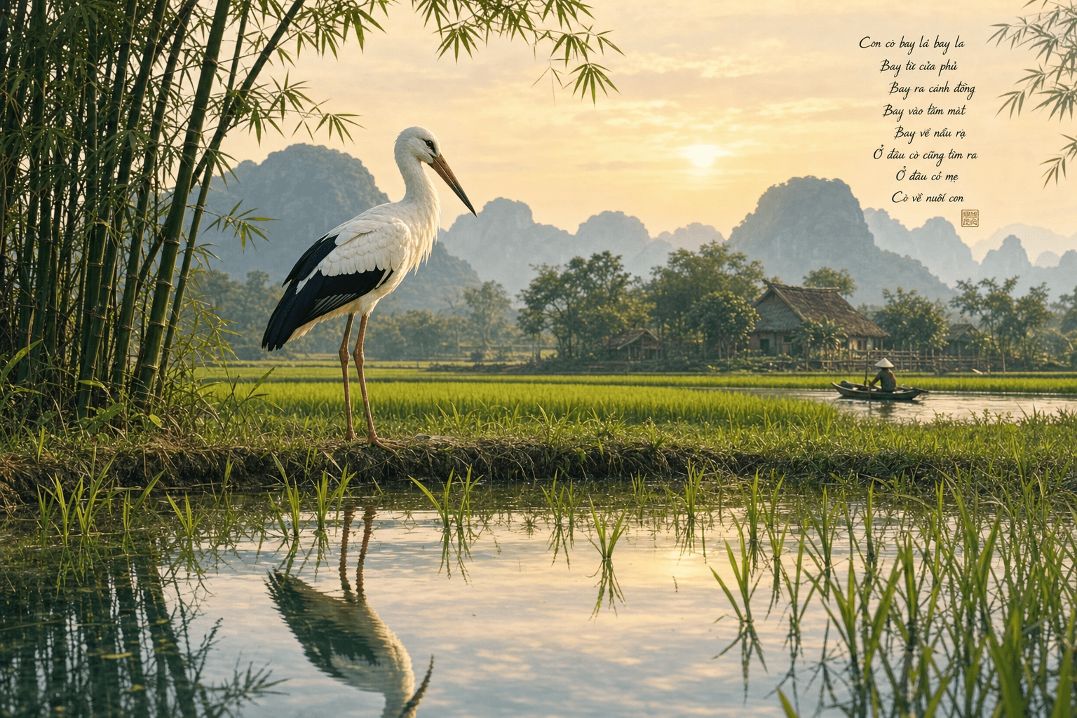 Hình tượng con cò – điểm tựa cảm xúc của bài thơ